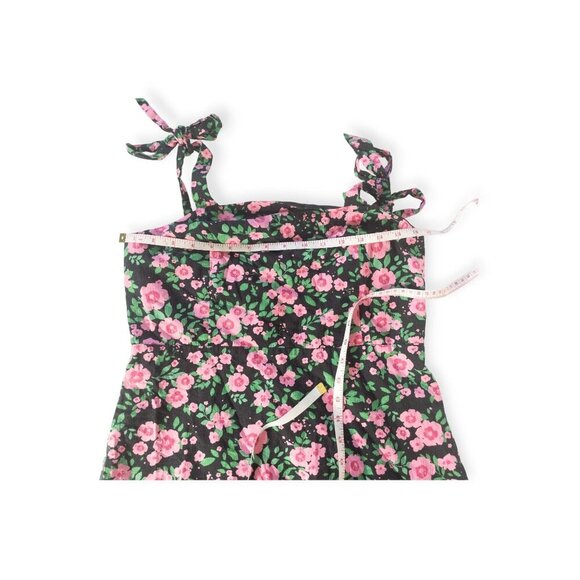 Pink Floral Maxi Dress Tie Straps Princess Highway SZ 10 Estelle Midi Dress - Picture 11 of 12